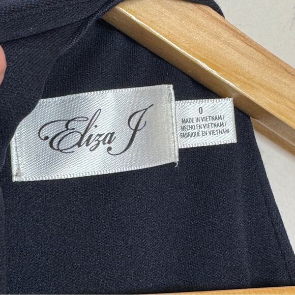 Eliza J Fit & Flare Color Block Dress Navy Size 0/XS - Picture 4 of 6